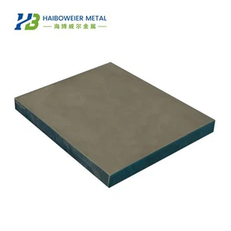 Placa de acero compuesto de titanio