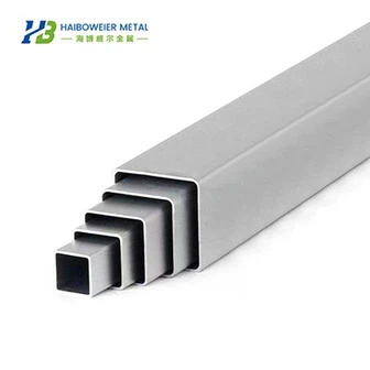 Tubo cuadrado de titanio